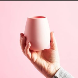 Odeme What A Pair Set of 2 Silicone Wine Glasses